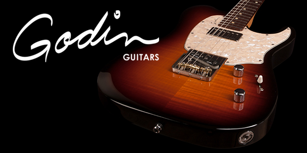 Godin guitars, made in Canada by craftsmen and available in the UK and Ireland from 440 Distribution.